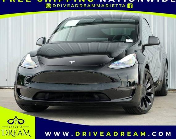 TESLA MODEL Y 2022 7SAYGDEF7NF397138 image